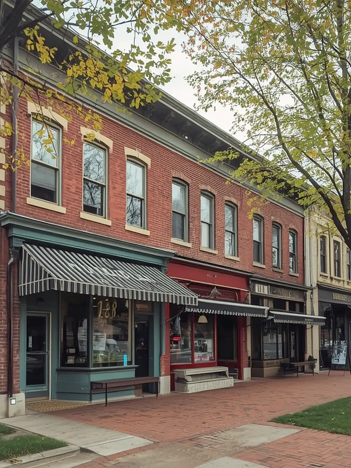 Historic Main Street in St. Charles, Missouri