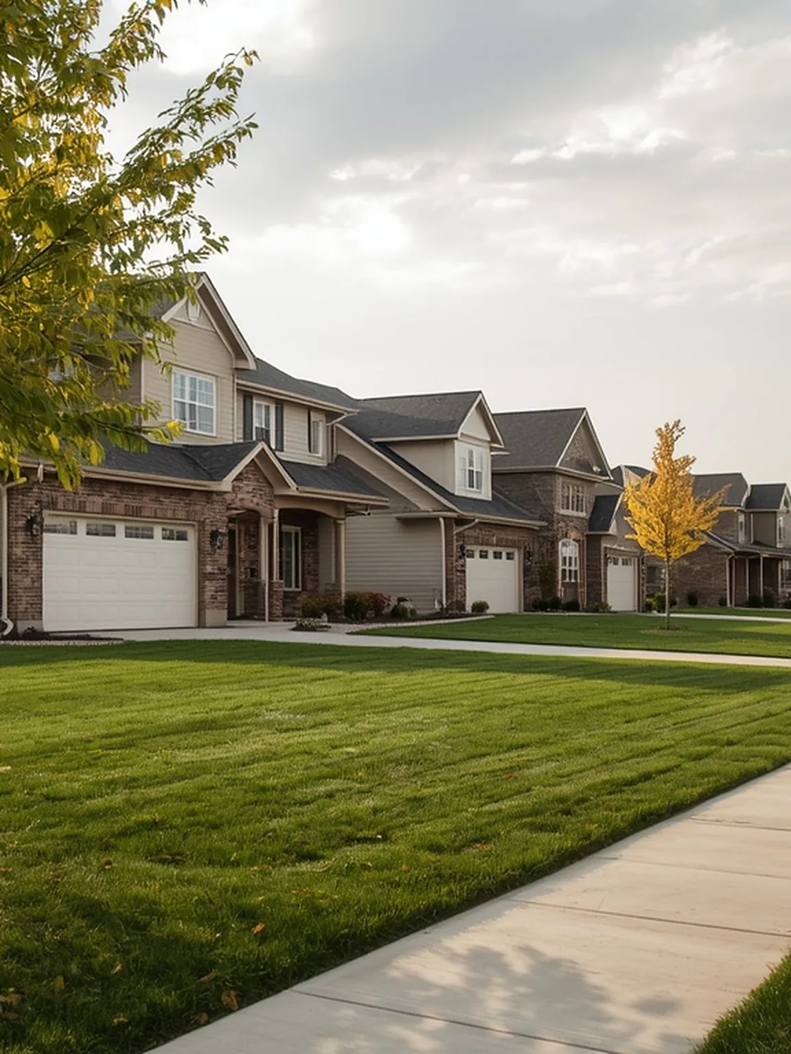 New construction in Wentzville, Missouri