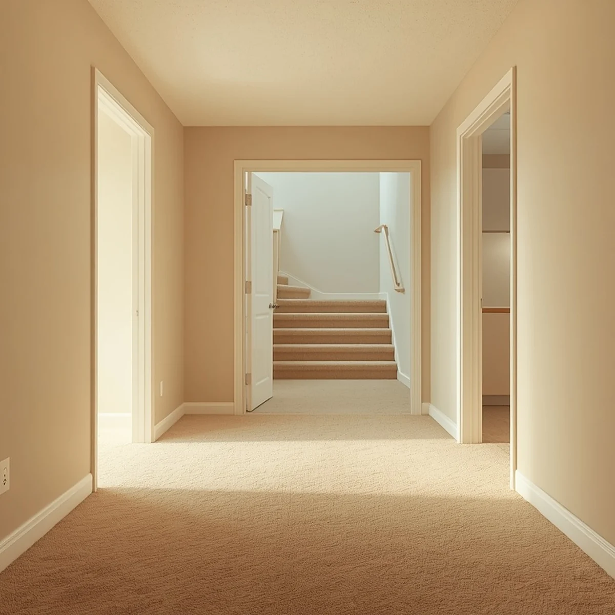 Suburban rental house with garage